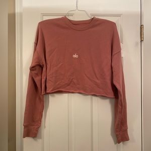 Alo Yoga Cropped Crewneck